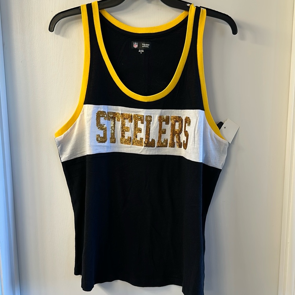 NWT Pittsburgh Steeler sequined tank top